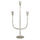 preview thumbnail 24 of 26, Hand-Forged Metal Candelabra - 9.5"L x 4.0"W x 21.5"H