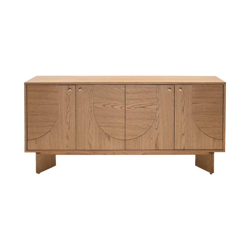Studio London Modern Sideboard Oak Storage Cabinet and Buffet Console