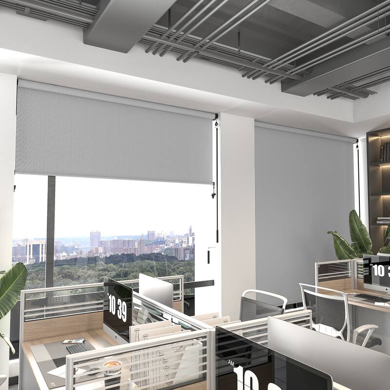 6'W X 6'H Outdoor Roller Shade with 95% UV Protection