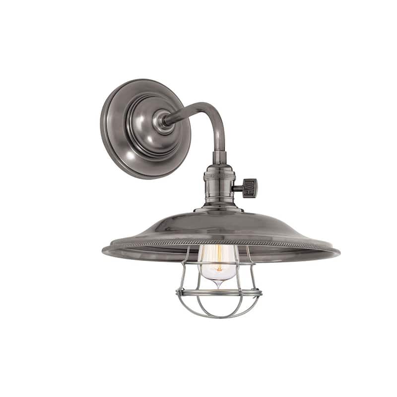 Hudson Valley Lighting Heirloom Single Light 9" Tall Wall Sconce - Historic Nickel