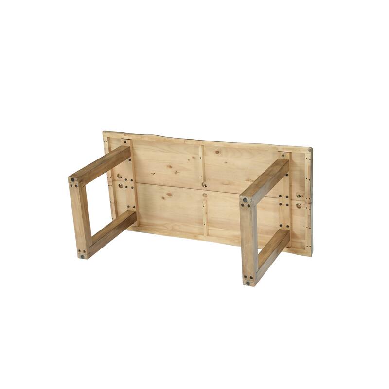 63" Solid Wood Home Office Desk