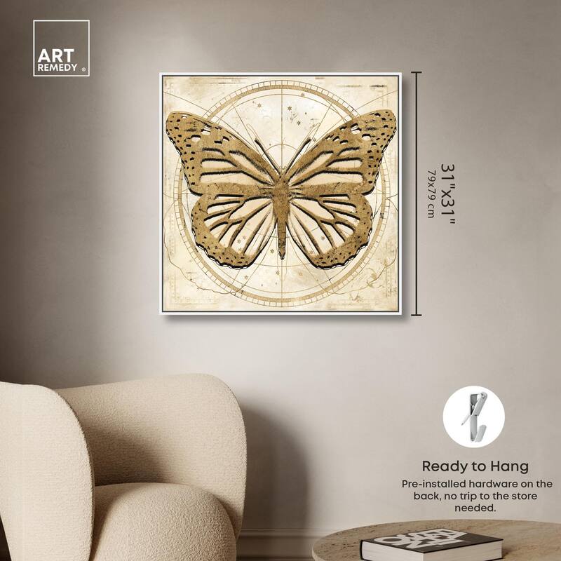 Astro Fluttering Wings Canvas by Art Remedy