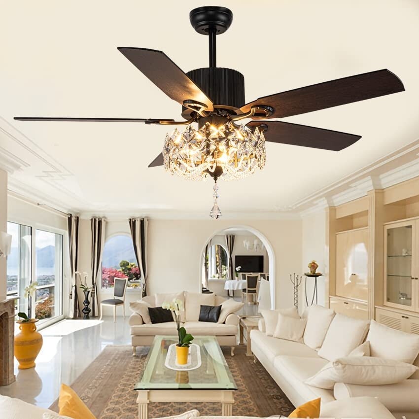 Modern rustic sale ceiling fan