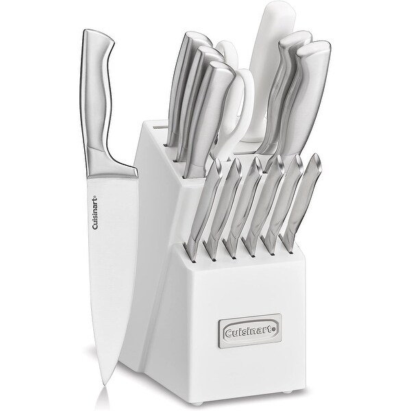 Cuisinart C77SS-15PK 15-Piece Stainless Steel Hollow Handle Block