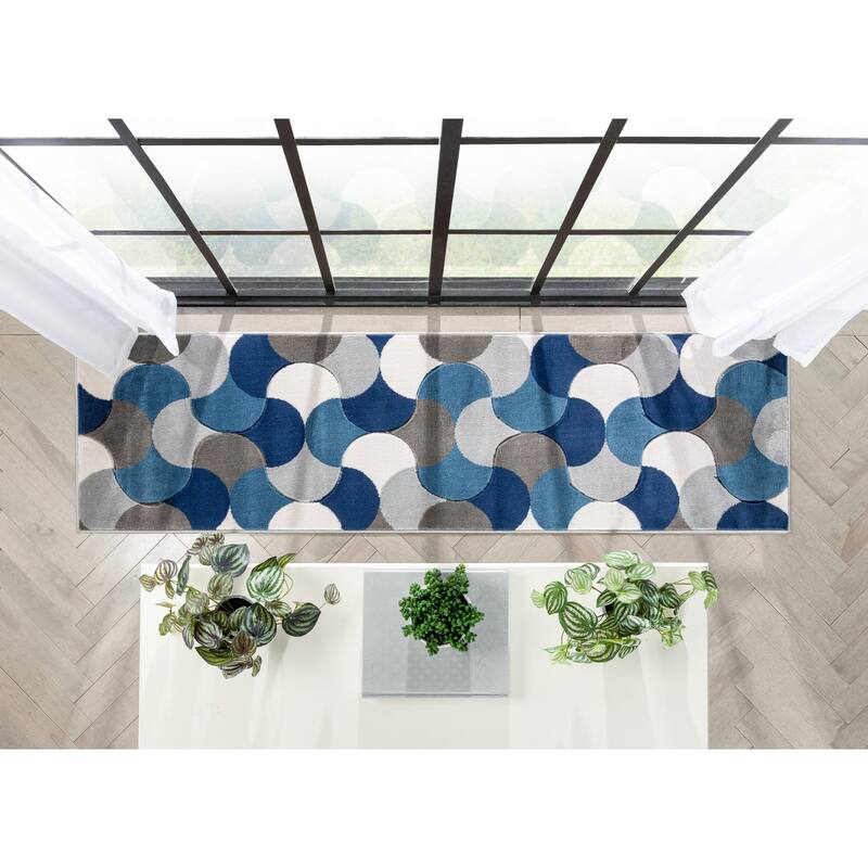 Well Woven Good Vibes Helena Modern Geometric Area Rug