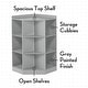 preview thumbnail 11 of 10, RiverRidge Kids Corner Playroom Cabinet with 6 Toy Storage Cubbies and 3 Angled Shelves