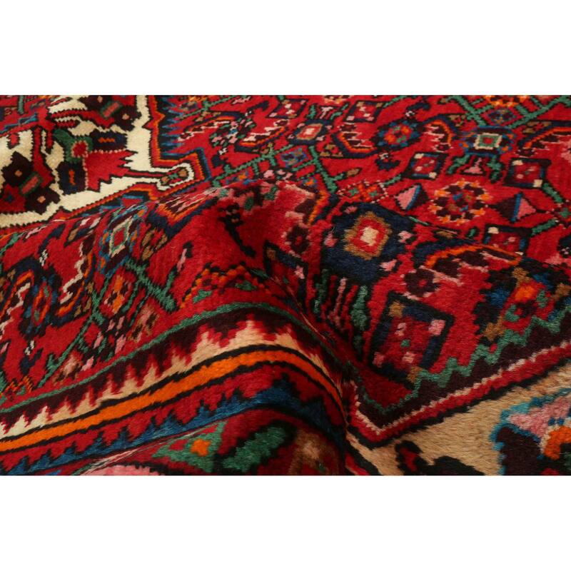 ECARPETGALLERY Hand-knotted Andelz Red Wool Rug - 4'9 x 6'6