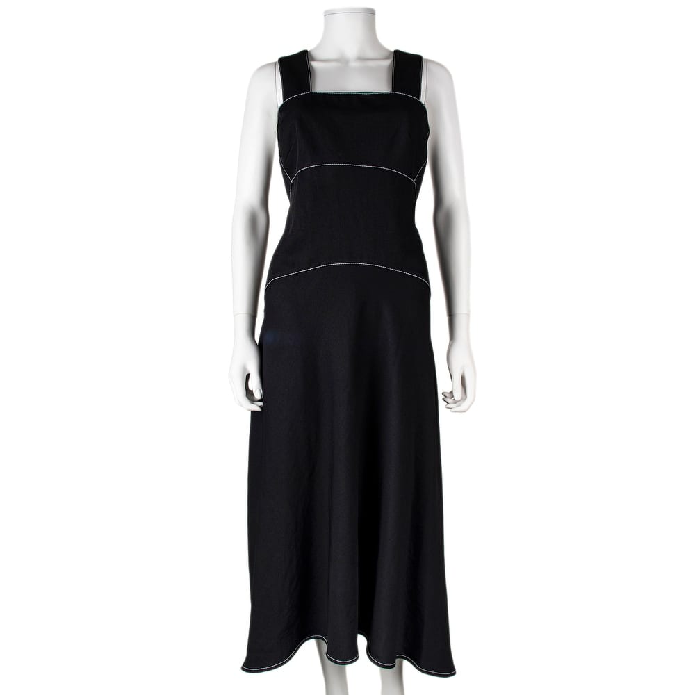 Proenza Schouler White Label Dress with Contrast Stitching