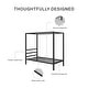 preview thumbnail 19 of 18, Avenue Greene Gia Metal Canopy Bed