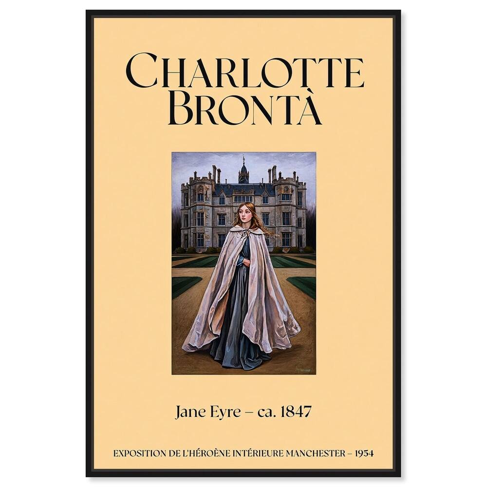 Protagonist of Jane Eyre Canvas by Art Remedy