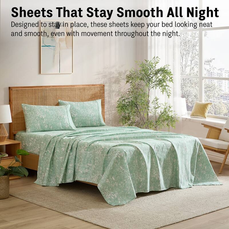 HLC.ME Floral Printed Ultra Soft Bed Sheets Set