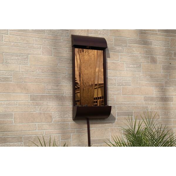 Shop Marianna Bronze 33 Inch Height Wall Fountain 14 X 33 On