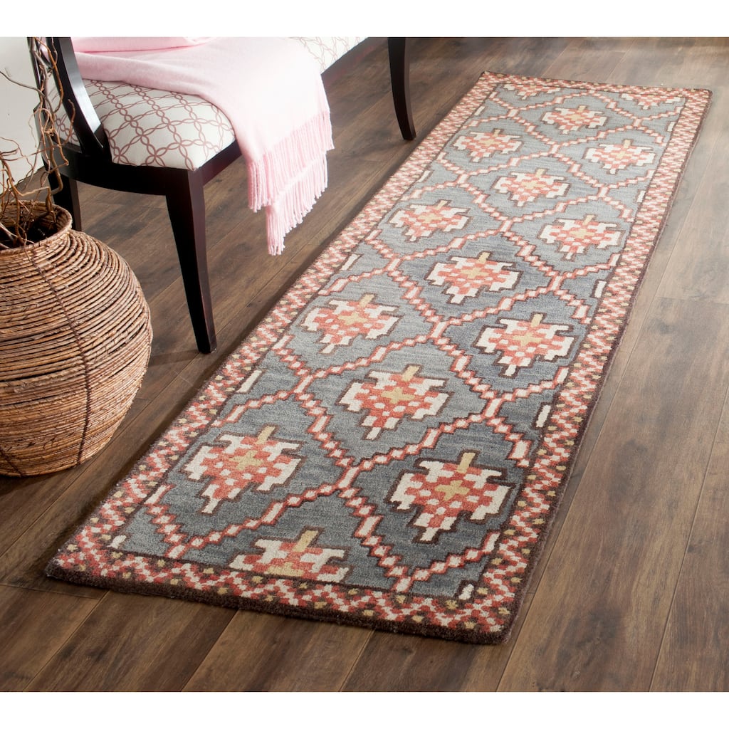 SAFAVIEH Handmade Maysoon Modern Trellis Wool Rug