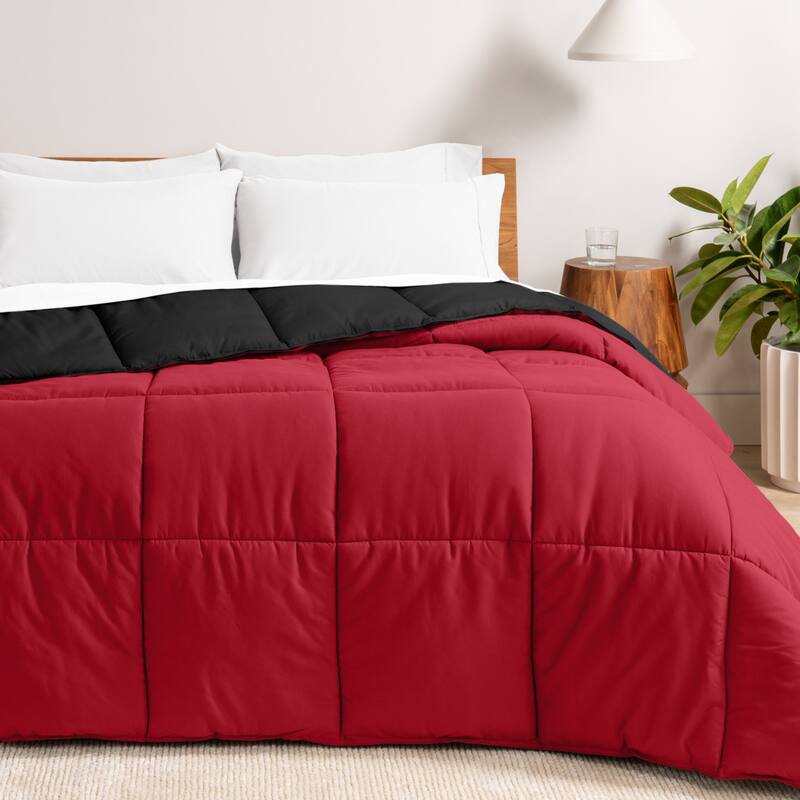 Bare Home Reversible All Season Down Alternative Comforter