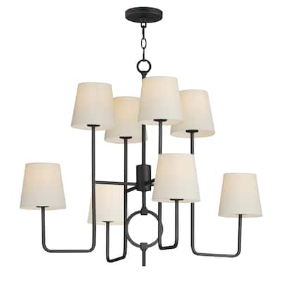 Maxim 27728OF Paoli 8 Light 34" Wide Chandelier
