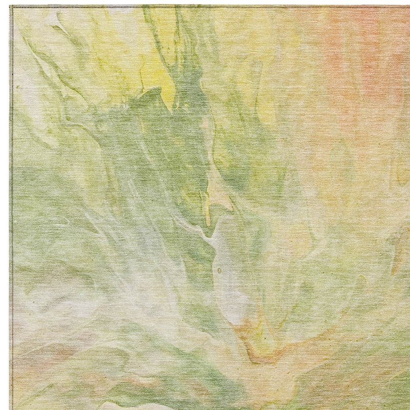 HomeRoots Abstract Transitional Rectangle Outdoor Rug