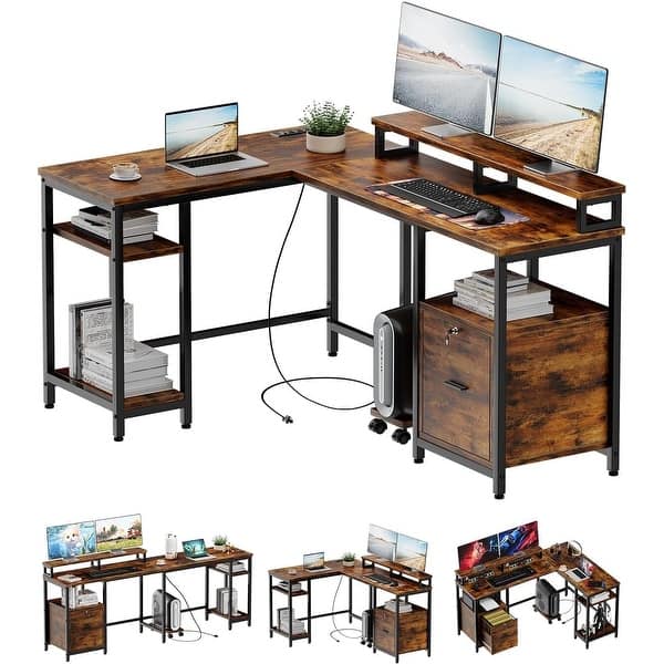 Computer Bath Desk L Shaped Computer Desk - Bed Bath & Beyond - 42692292