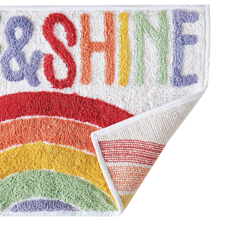 Jessica Simpson "Rise & Shine" Cotton Bath Rug 20"x32"