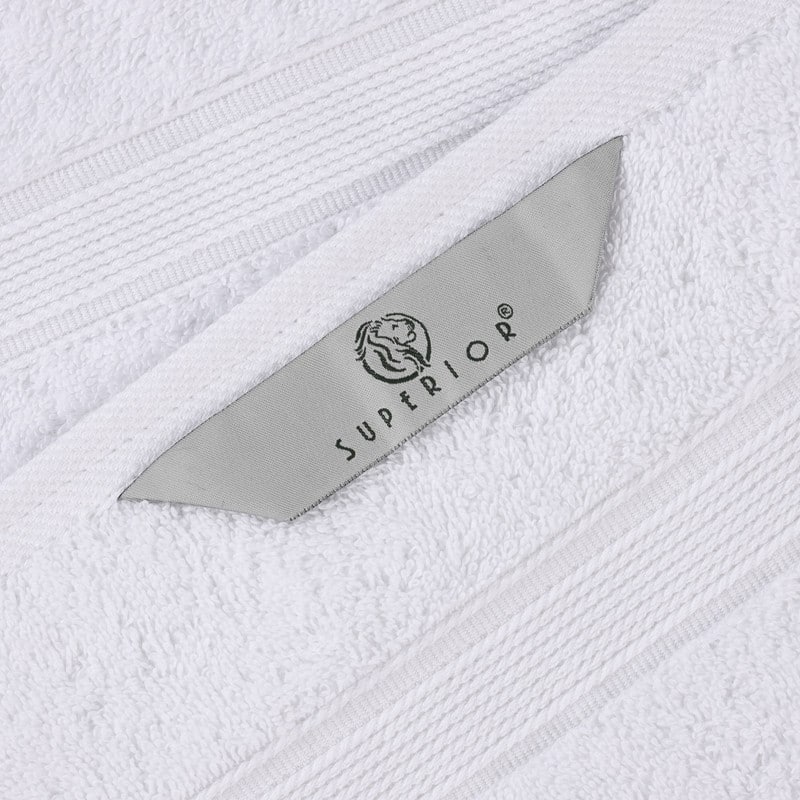 Superior Oregon Organic Cotton Solid Face Towel/Washcloth, Set of 12