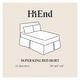 preview thumbnail 2 of 3, Paseo Road by HiEnd Accents Brown Faux Leather Bed Skirt