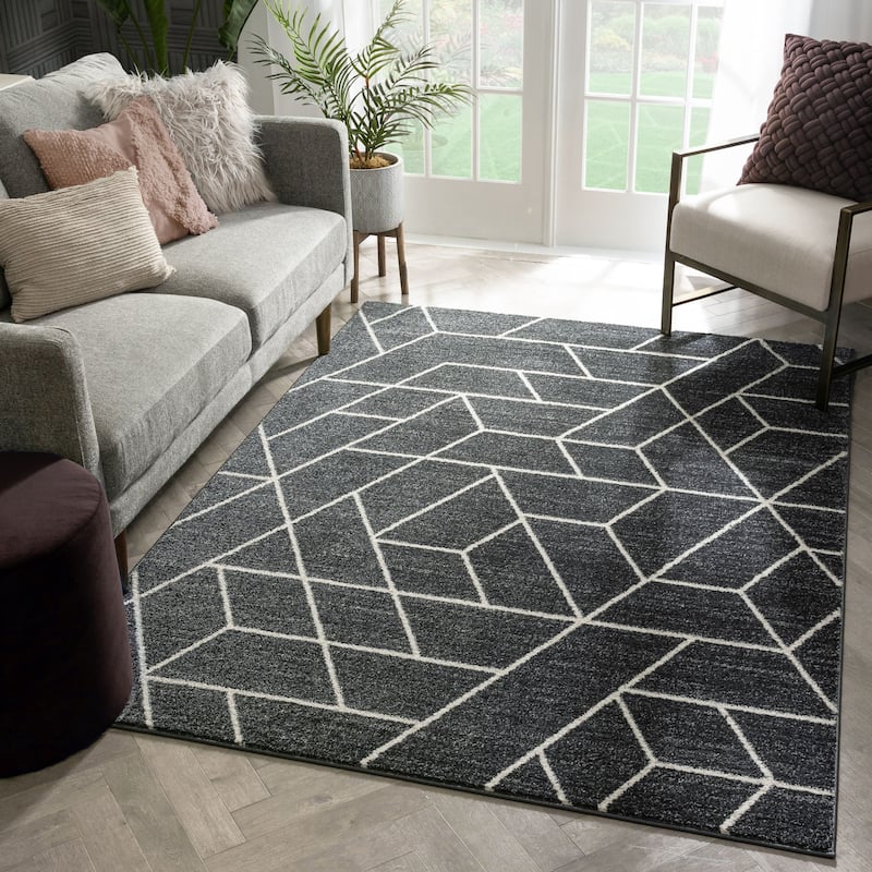 Well Woven Serenity1 Tume Geometric Area Rug