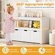preview thumbnail 12 of 42, Costway Storage Cabinet 3 Drawer Chest w/Wheels Large Storage Cube - See Details