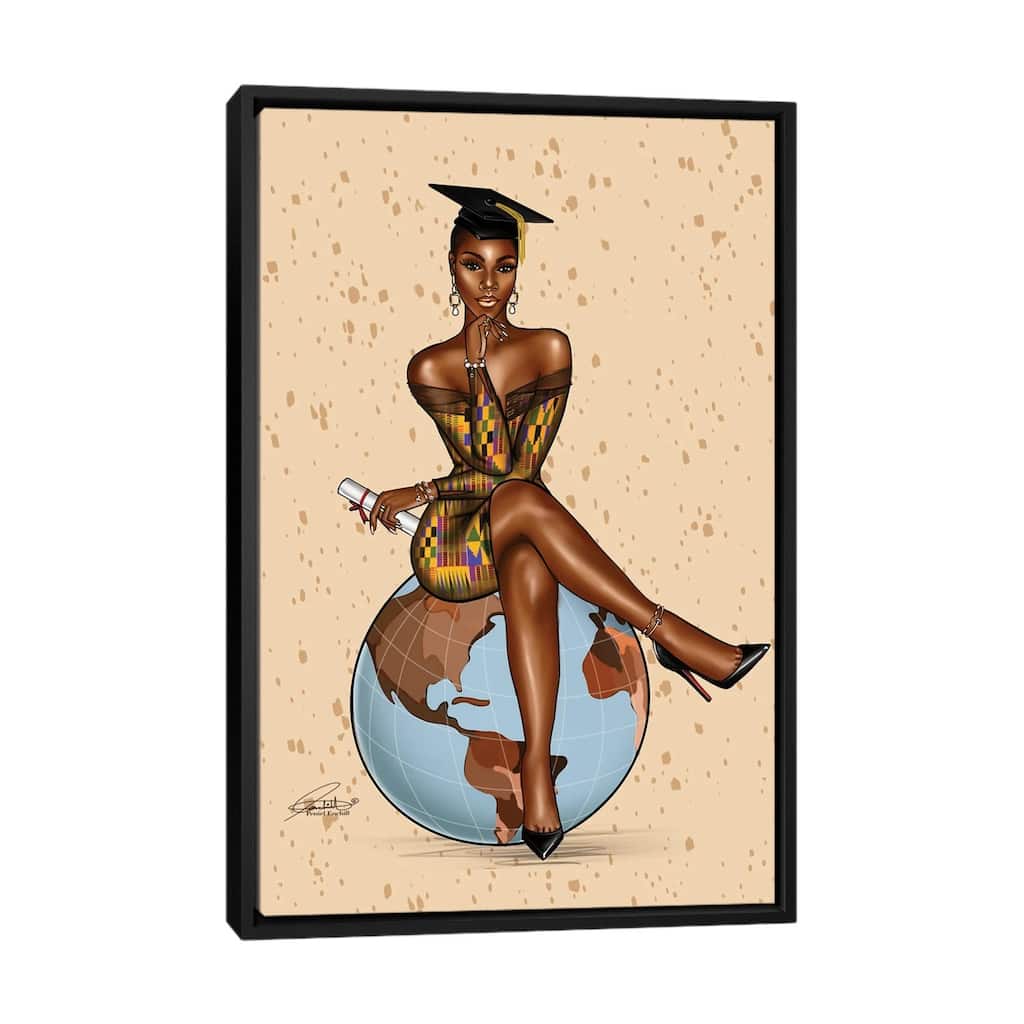 iCanvas "On Top Of The World" by Peniel Enchill Framed Canvas Print