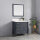 preview thumbnail 38 of 79, Willow Collections 36 in x 22 Aberdeen Freestanding Bathroom Vanity with Right Offset Bowl Sink and Countertop