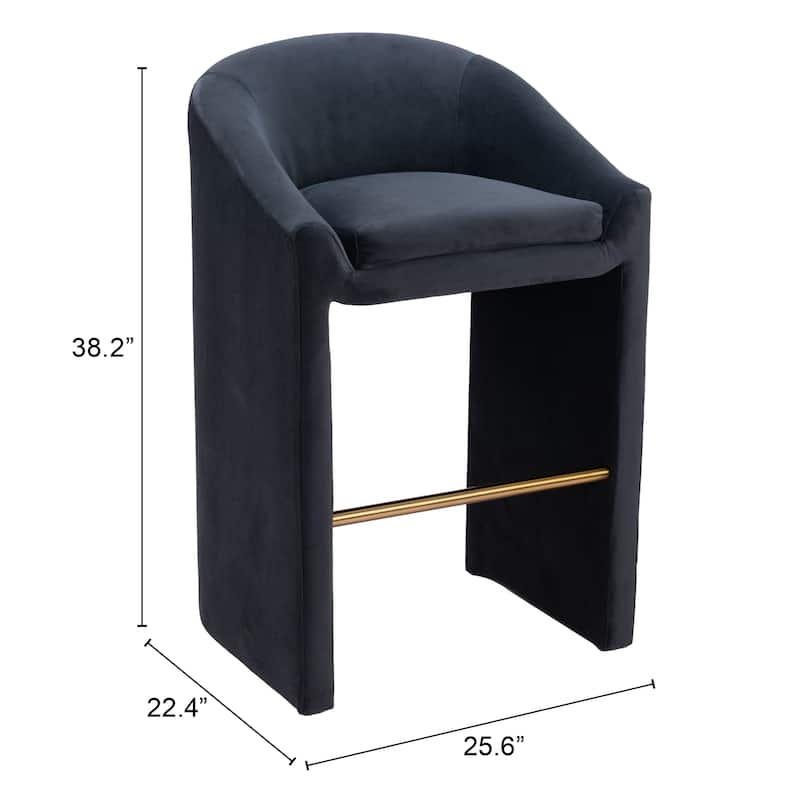Emas Barstool Midnight Gray