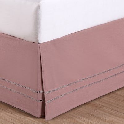Linenweave Hemstitch 15 Inch Bed Skirt
