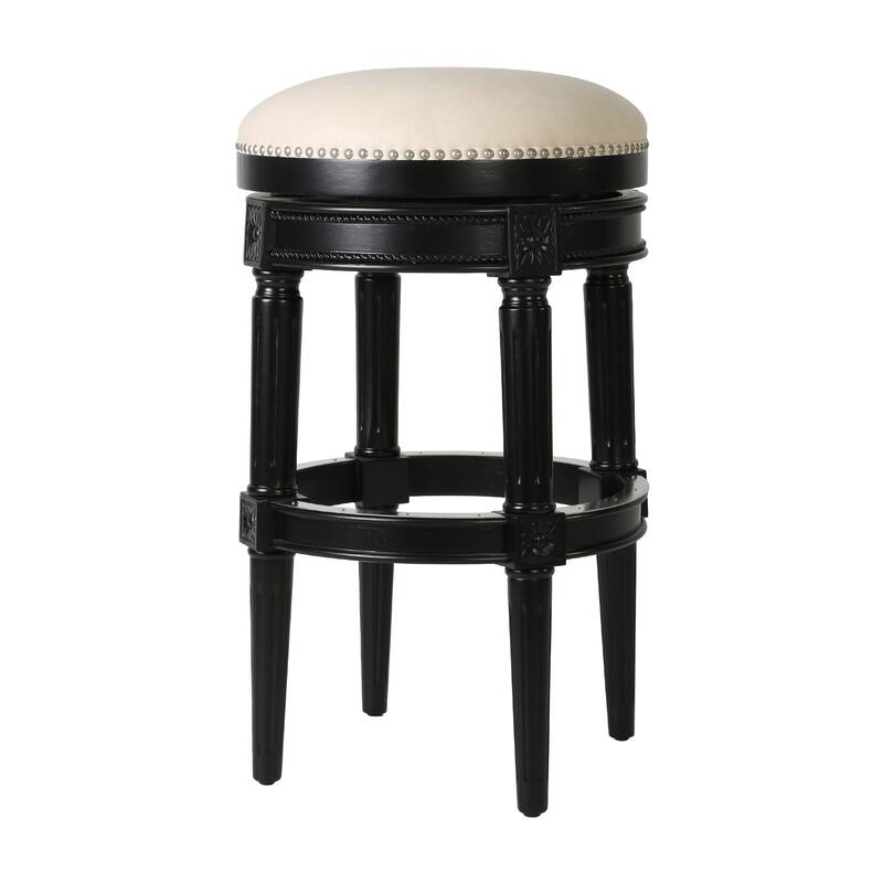 New Ridge Home Goods Chapman Backless Swivel 31"H Bar-Height Stool