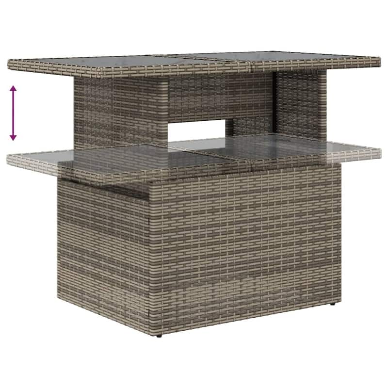 8 Piece Outdoor Sofa Set with Cushions