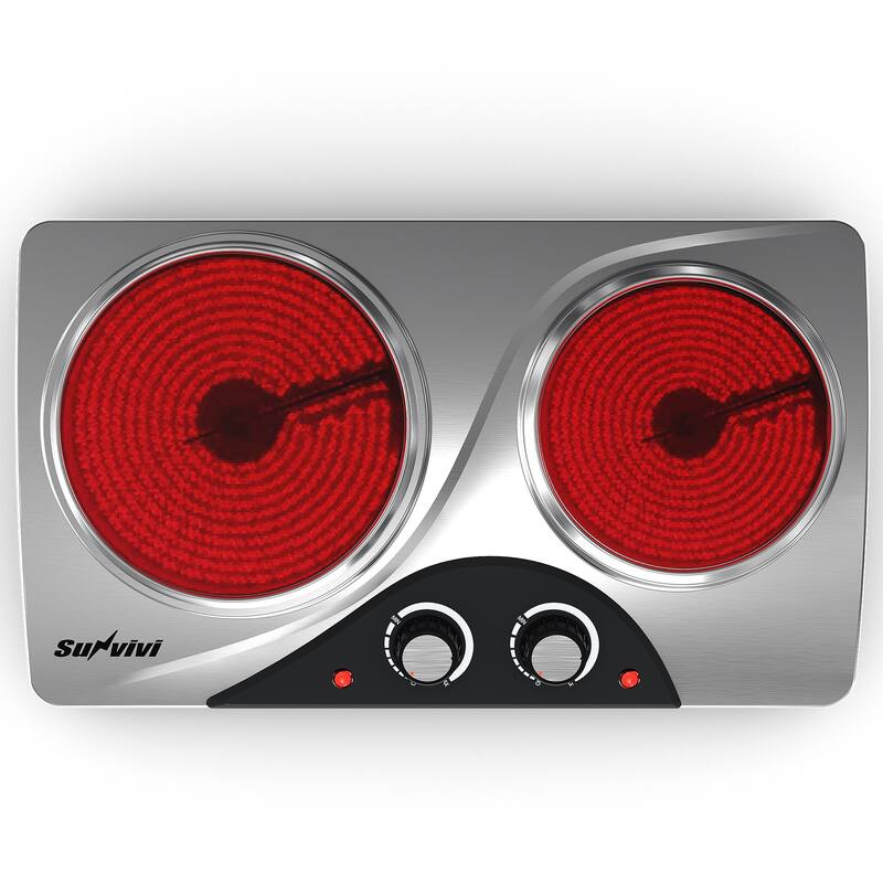 Double Burner Portable Ceramic Cooker