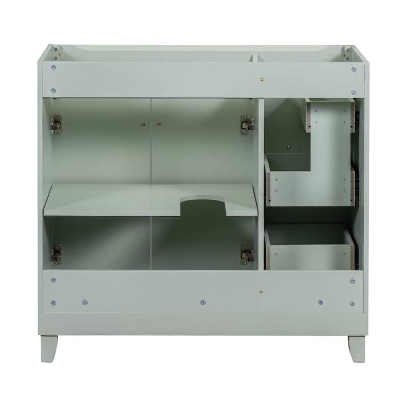 36-inch Bathroom Vanity Single Bathroom Cabinet with 2 Drawers