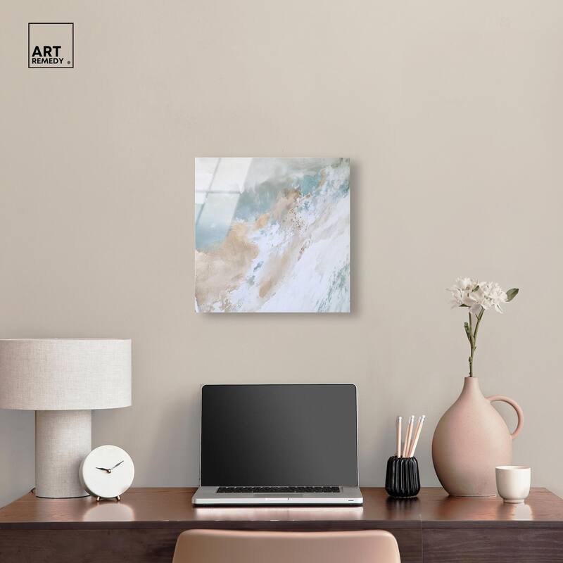 Sandy Mirage Acrylic by Art Remedy, Ready to Hang