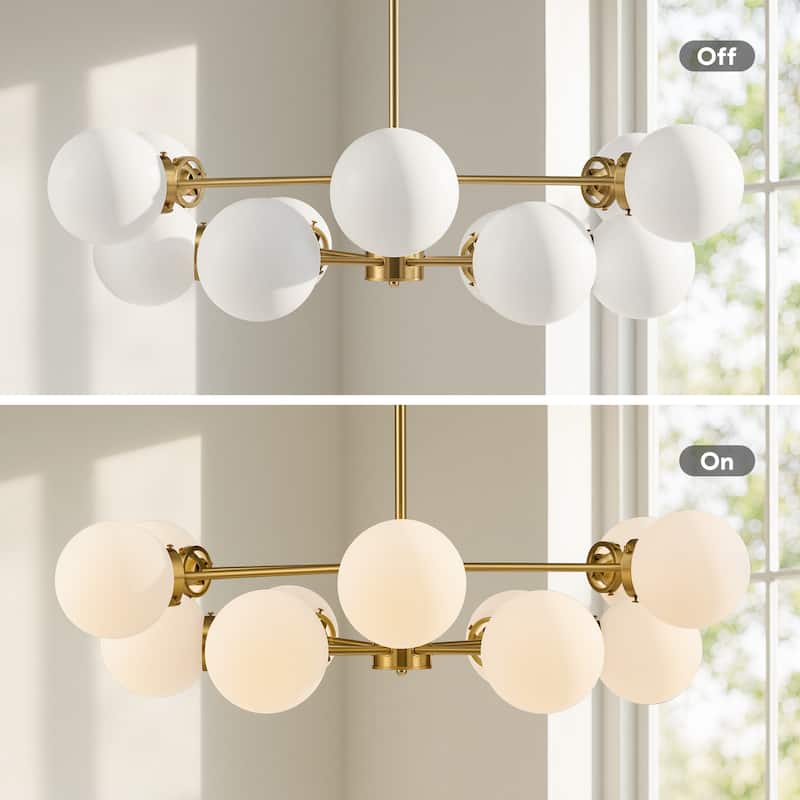 CO-Z Modern Linear Sputnik Pendant Chandelier (6/8/12 - Light)