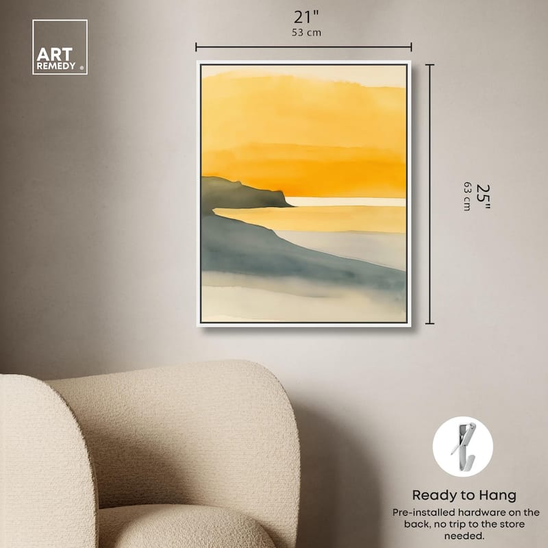 Dawn on the Waves Canvas by Art Remedy