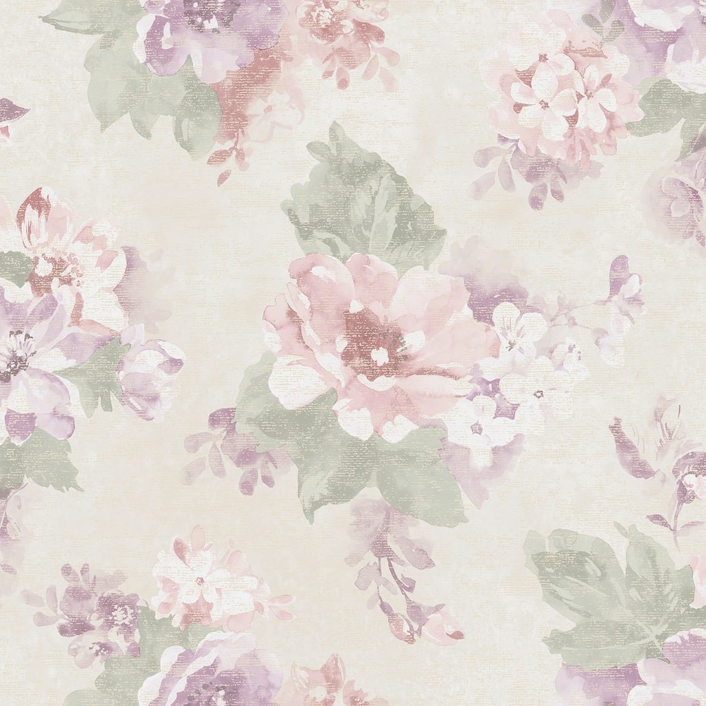 Galerie Wallcoverings Country Cottage Vintage Floral Bloom Design Non-woven Matte Wallpaper Roll