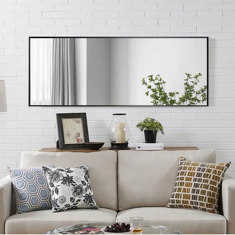 Modern Large Aluminum Alloy Full-Length Mirror With Standing