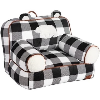 Dearfoams Sherpa Plush Bean Bag Chair with Novelty Ears