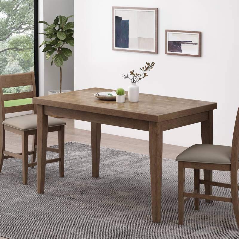 Wood Counter Height Dining Table
