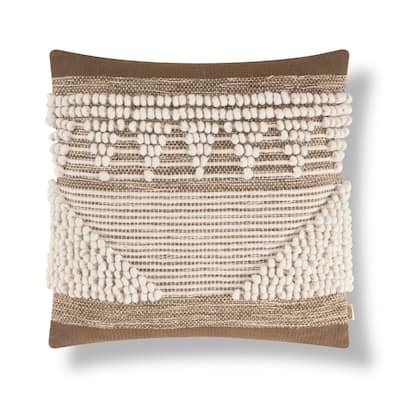 Indigo Road by Egypt Sherrod Chez Knotted Stripe Cotton Rich 1-Piece Decorative Pillow