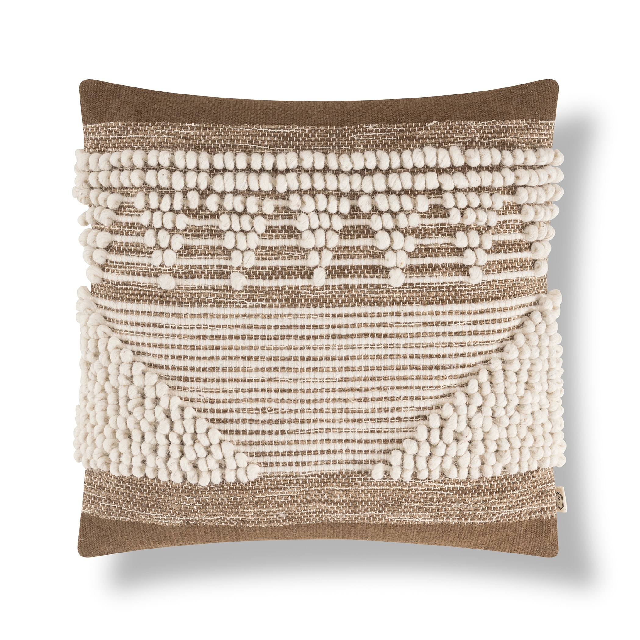 Indigo Road by Egypt Sherrod Chez Knotted Stripe Cotton Rich 1-Piece Decorative Pillow