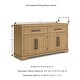 preview thumbnail 6 of 17, Signature Design by Ashley Havonplane Brown Dining Server - 65.88"W x 19"D x 36.13"H