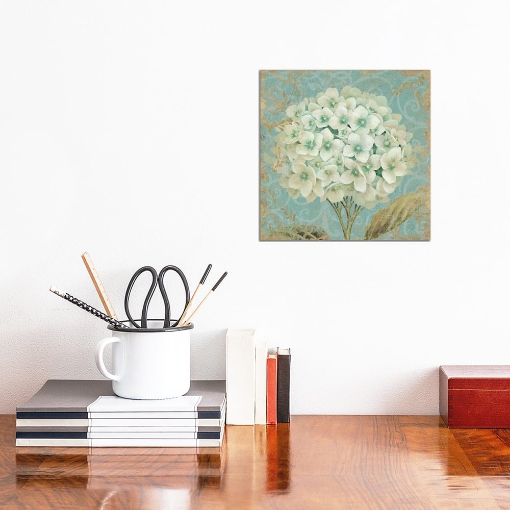 iCanvas "Hydrangea Square II" by Wild Apple Portfolio Canvas Print