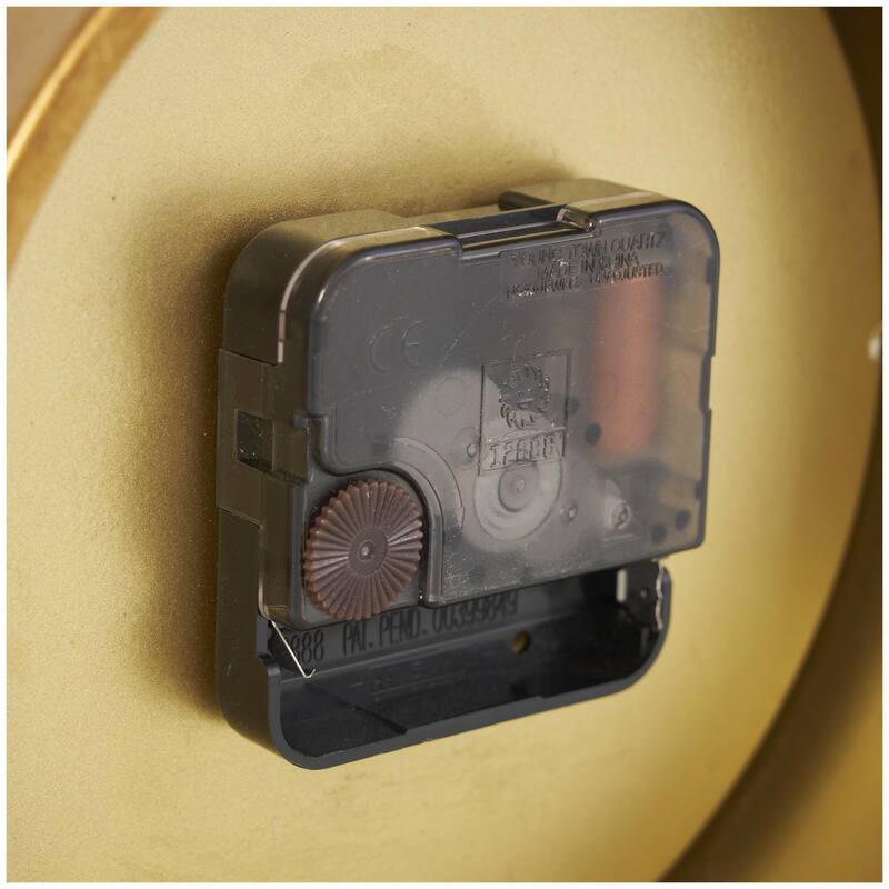 Metal Scroll Antique Style Clock - Gold - Roche River Decor