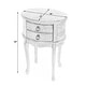 preview thumbnail 7 of 5, Whitley 18 in. W Oval Wood 2 Drawer Side Table