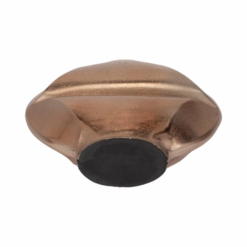 Metal Byram Slit Design Decorative Vase - Champagne, 14 in.