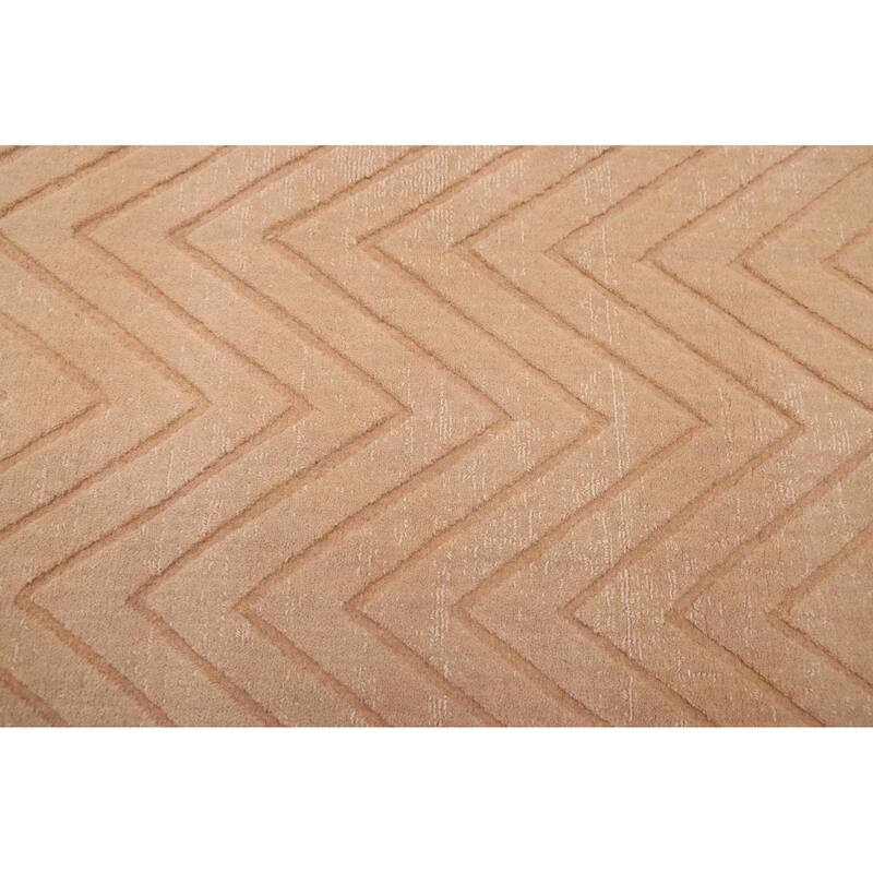 ECARPETGALLERY Hand Loomed Kashkuli Gabbeh Beige Wool Rug - 9'9 x 13'1