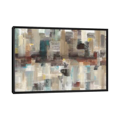 iCanvas "Sidewalks" by Albena Hristova Framed